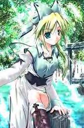 An anime image of a female.